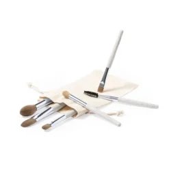 Gift Campaign 6 pennelli da trucco in fibra di grano e PP in sacchetto con logo Mini> Gadget Per Parrucchieri