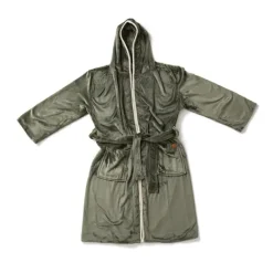 Gift Campaign Accappatoio in rPet con cappuccio e cintura taglia S/M GreenGlam> Gadget Ecologici