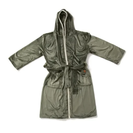 Gift Campaign Accappatoio in rPet con cappuccio e cintura taglia S/M GreenGlam> Gadget Ecologici