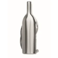 Gift Campaign Accessorio multiuso in acciaio inox a forma di bottiglia di vino> Portachiavi Apribottiglie|Apribottiglie Personalizzati