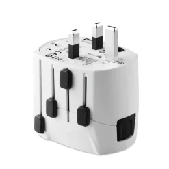 Gift Campaign Adattatore da viaggio con logo della marca Skross Pro World & USB></noscript> Accessori Da Viaggio