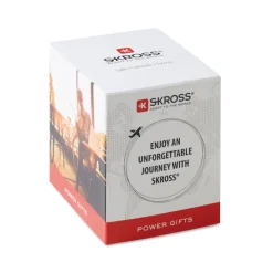 Gift Campaign Adattatore da viaggio con logo della marca Skross Pro World & USB></noscript> Accessori Da Viaggio