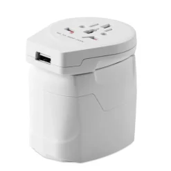 Gift Campaign Adattatore da viaggio con logo della marca Skross Pro World & USB></noscript> Accessori Da Viaggio