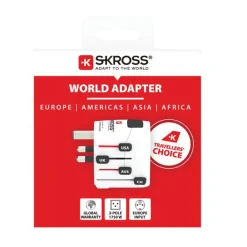 Gift Campaign Adattatore da viaggio universale per oltre 100 destinazioni Skross></noscript> Accessori Da Viaggio