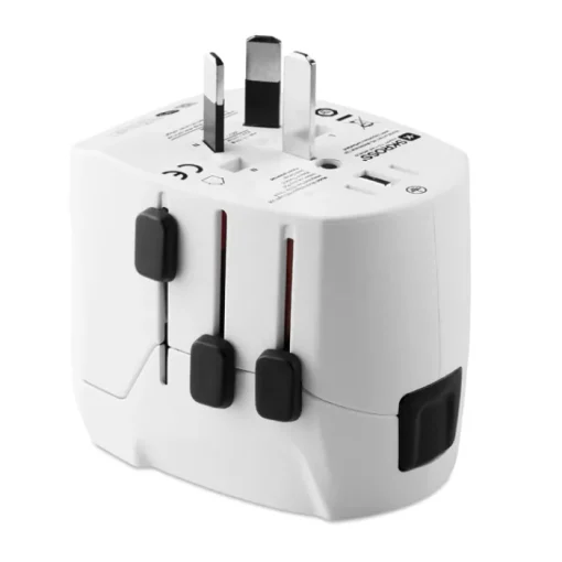 Gift Campaign Adattatore pubblicitario economico Skross Pro Light USB> Accessori Da Viaggio