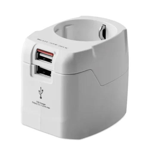 Gift Campaign Adattatore pubblicitario economico Skross Pro Light USB> Accessori Da Viaggio
