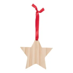 Gift Campaign Addobo natalizio in legno a forma di stella da appendere Galaxy> Gadget Natalizi