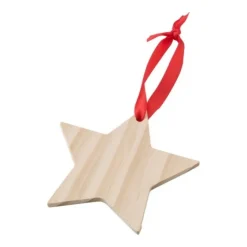 Gift Campaign Addobo natalizio in legno a forma di stella da appendere Galaxy> Gadget Natalizi