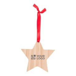 Gift Campaign Addobo natalizio in legno a forma di stella da appendere Galaxy></noscript> Gadget Natalizi