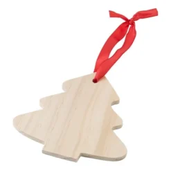 Gift Campaign Addobo natalizio in legno a forma di abete da appendere Tree> Gadget Natalizi