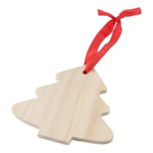 Gift Campaign Addobo natalizio in legno a forma di abete da appendere Tree> Gadget Natalizi