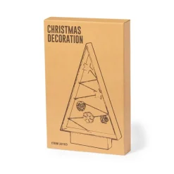Gift Campaign Albero di Natale da tavolo in legno naturale con 8 lucine a LED></noscript> Gadget Natalizi