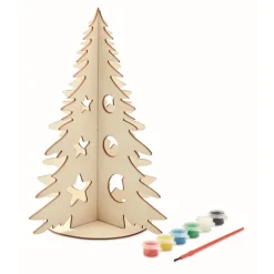 Gift Campaign Albero di Natale in da montare e colorare con logo Paint> Gadget Natalizi