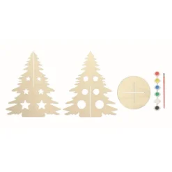 Gift Campaign Albero di Natale in da montare e colorare con logo Paint> Gadget Natalizi