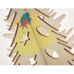 Gift Campaign Albero di Natale in da montare e colorare con logo Paint></noscript> Gadget Natalizi