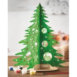 Gift Campaign Albero di Natale in da montare e colorare con logo Paint></noscript> Gadget Natalizi