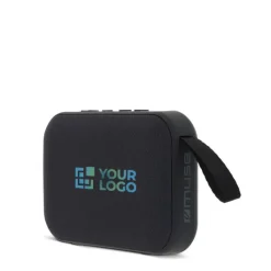 Gift Campaign Altoparlante bluetooth nero portatile di forma rettangolare da 5W></noscript> Casse Personalizzate