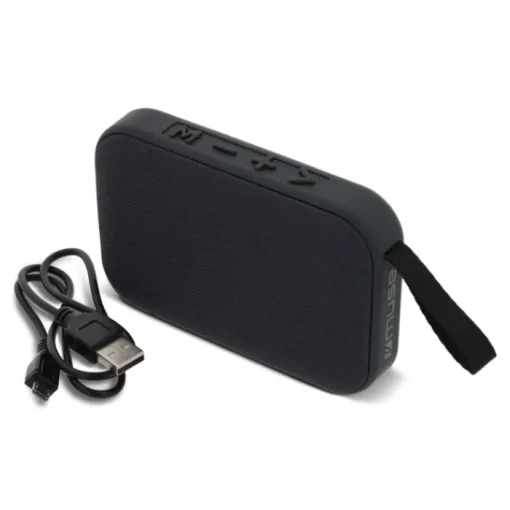 Gift Campaign Altoparlante bluetooth nero portatile di forma rettangolare da 5W> Casse Personalizzate