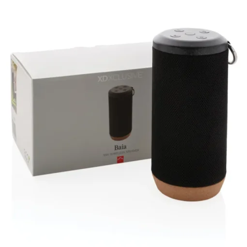 Gift Campaign Altoparlante cilindrico 10W impermeabile e sughero EcoCork> Casse Personalizzate
