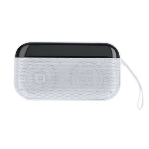 Gift Campaign Altoparlante con manico per il trasporto e luci LED frontali 5W> Casse Personalizzate