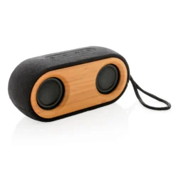 Gift Campaign Altoparlante da 10 W in bambù canapa, cotone organico e RPET WoodStock> Casse Personalizzate
