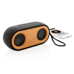 Gift Campaign Altoparlante da 10 W in bambù canapa, cotone organico e RPET WoodStock> Casse Personalizzate