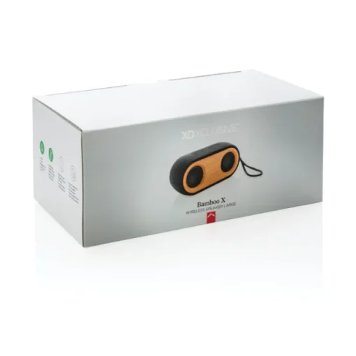Gift Campaign Altoparlante da 10 W in bambù canapa, cotone organico e RPET WoodStock> Casse Personalizzate