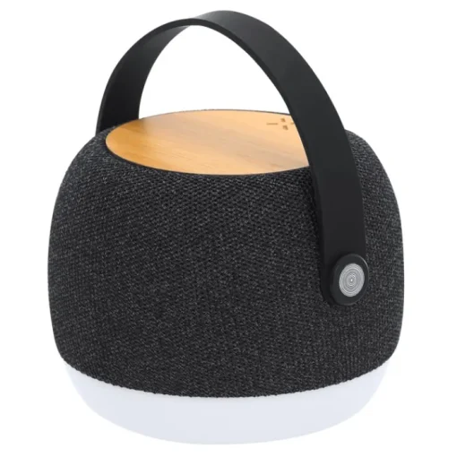 Gift Campaign Altoparlante de 5W con caricatore wireless, illuminazione LED e manico> Casse Personalizzate