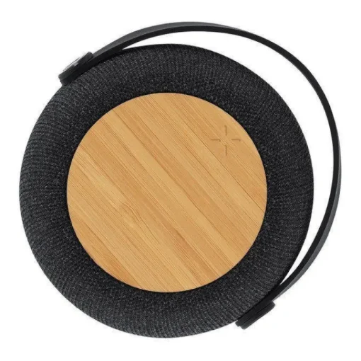 Gift Campaign Altoparlante de 5W con caricatore wireless, illuminazione LED e manico> Casse Personalizzate