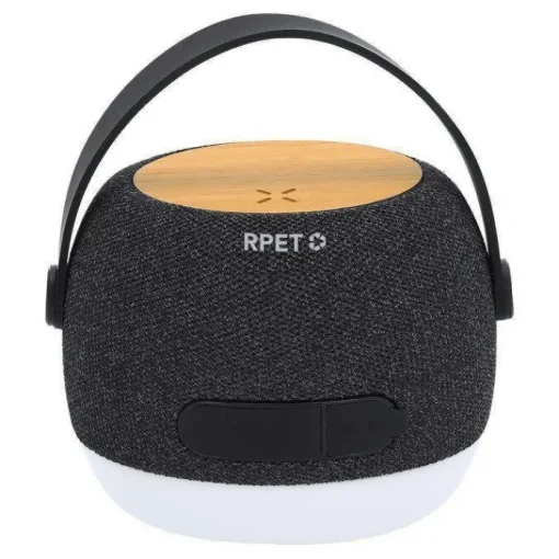 Gift Campaign Altoparlante de 5W con caricatore wireless, illuminazione LED e manico> Casse Personalizzate