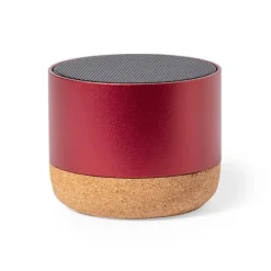 Gift Campaign Altoparlante in alluminio riciclato e base in sughero da 3W></noscript> Casse Personalizzate