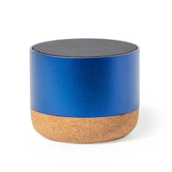 Gift Campaign Altoparlante in alluminio riciclato e base in sughero da 3W></noscript> Casse Personalizzate