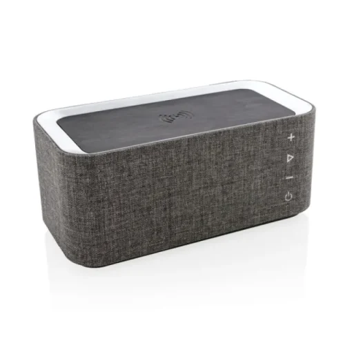 Gift Campaign Altoparlante promozionale da 6 W con caricabatterie wireless Broadcast> Casse Personalizzate