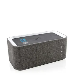 Gift Campaign Altoparlante promozionale da 6 W con caricabatterie wireless Broadcast></noscript> Casse Personalizzate