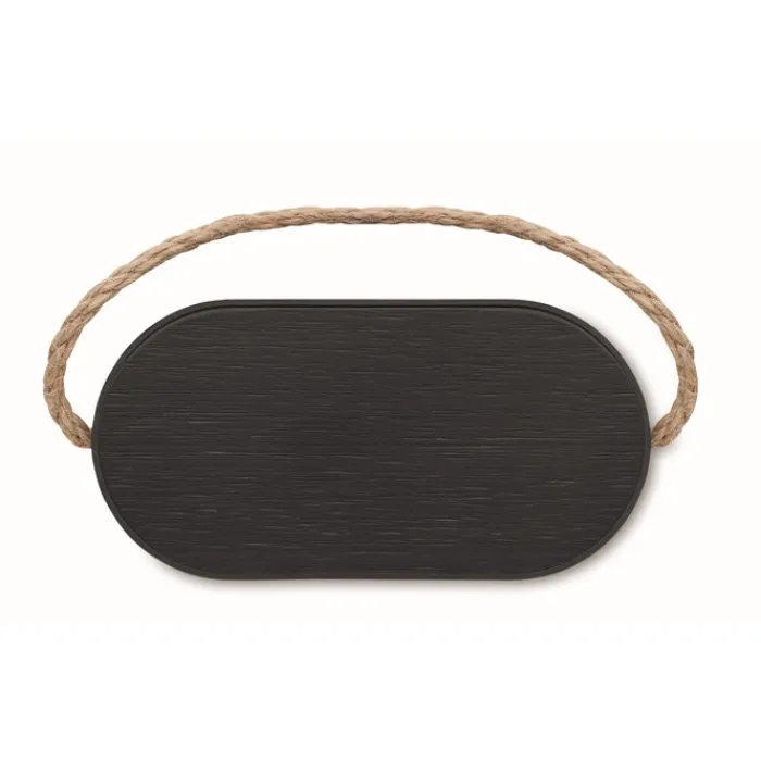 Gift Campaign Altoparlante wireless 5.3 con caricatore e laccetto in juta 15W> Casse Personalizzate