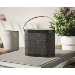 Gift Campaign Altoparlante wireless 5.3 con caricatore e laccetto in juta 15W><noscript><img width=