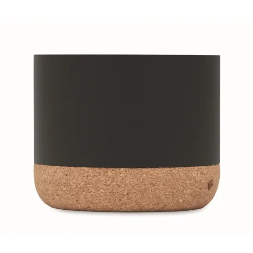 Gift Campaign Altoparlante wireless cilindrico con base in sughero e top in bambù> Casse Personalizzate