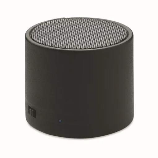 Gift Campaign Altoparlante wireless con scocca in materiale riciclato da 3W> Casse Personalizzate