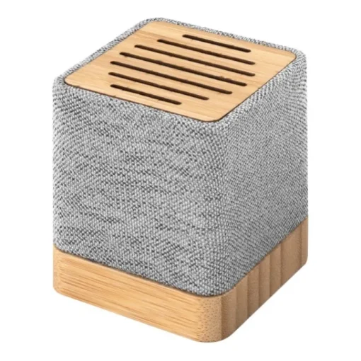 Gift Campaign Altoparlante wireless in bambù e poliestere RPET da 3W> Casse Personalizzate