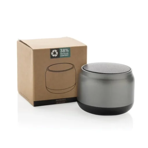 Gift Campaign Altoparlante wireless in plastica riciclata con microfono 3W> Casse Personalizzate