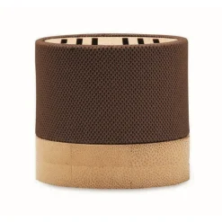 Gift Campaign Altoparlante wireless personalizzato in bambù con rivestimento in RPET></noscript> Casse Personalizzate