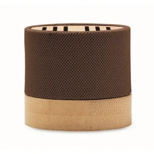 Gift Campaign Altoparlante wireless personalizzato in bambù con rivestimento in RPET> Casse Personalizzate