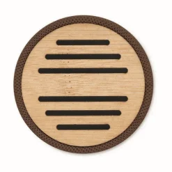 Gift Campaign Altoparlante wireless personalizzato in bambù con rivestimento in RPET></noscript> Casse Personalizzate
