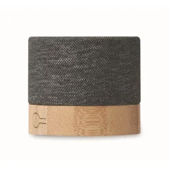 Gift Campaign Altoparlante wireless personalizzato in bambù con rivestimento in RPET></noscript> Casse Personalizzate