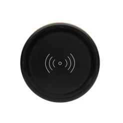 Gift Campaign Altoparlanti in bambù con caricatore wireless da 5 W Ricarica Wireless></noscript> Casse Personalizzate