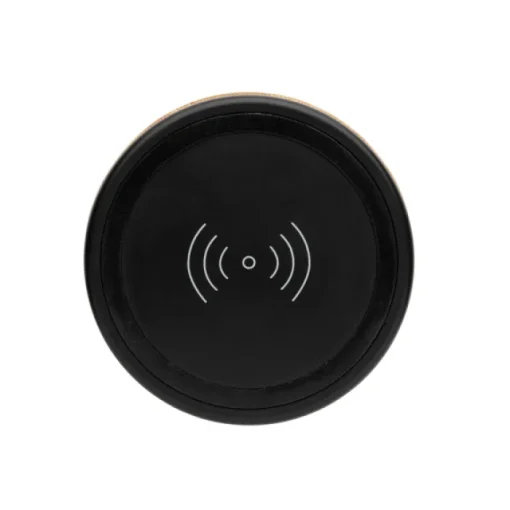 Gift Campaign Altoparlanti in bambù con caricatore wireless da 5 W Ricarica Wireless> Casse Personalizzate