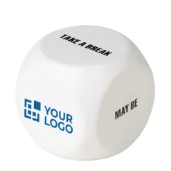 Gift Campaign Antistress da ufficio da personalizzare a forma di dado ZenDice> Palline Antistress