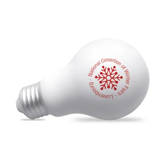 Gift Campaign Antistress gadget con logo a forma di lampadina ZenBulb> Palline Antistress