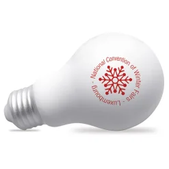 Gift Campaign Antistress gadget con logo a forma di lampadina ZenBulb></noscript> Palline Antistress