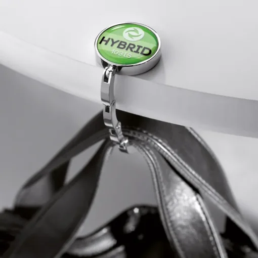 Gift Campaign Appendi borsa da tavolo rotondo in lega di zinco personalizzato HangOn> Gadget Per Parrucchieri|Appendi Borse